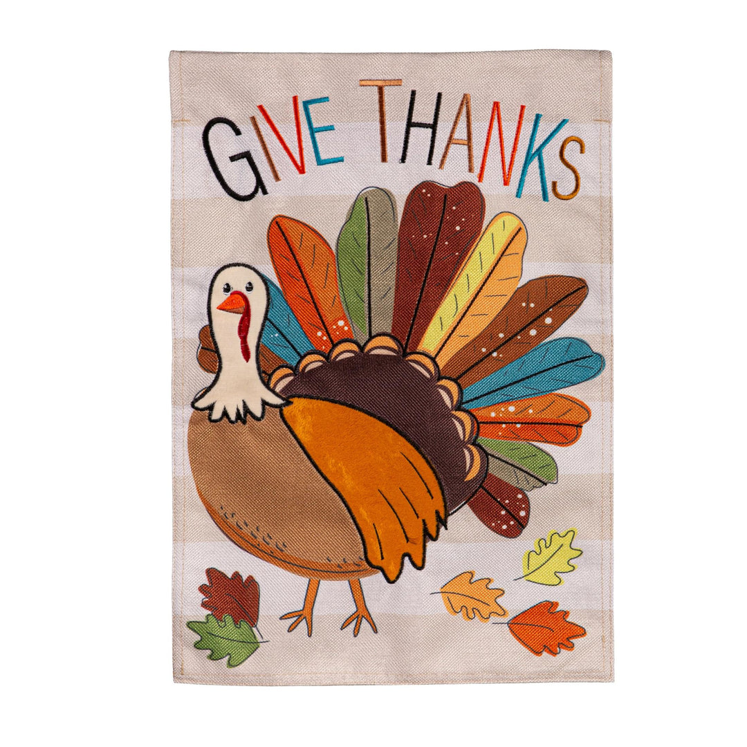 Tom Turkey 2 Sided Garden Flag heartlandflags