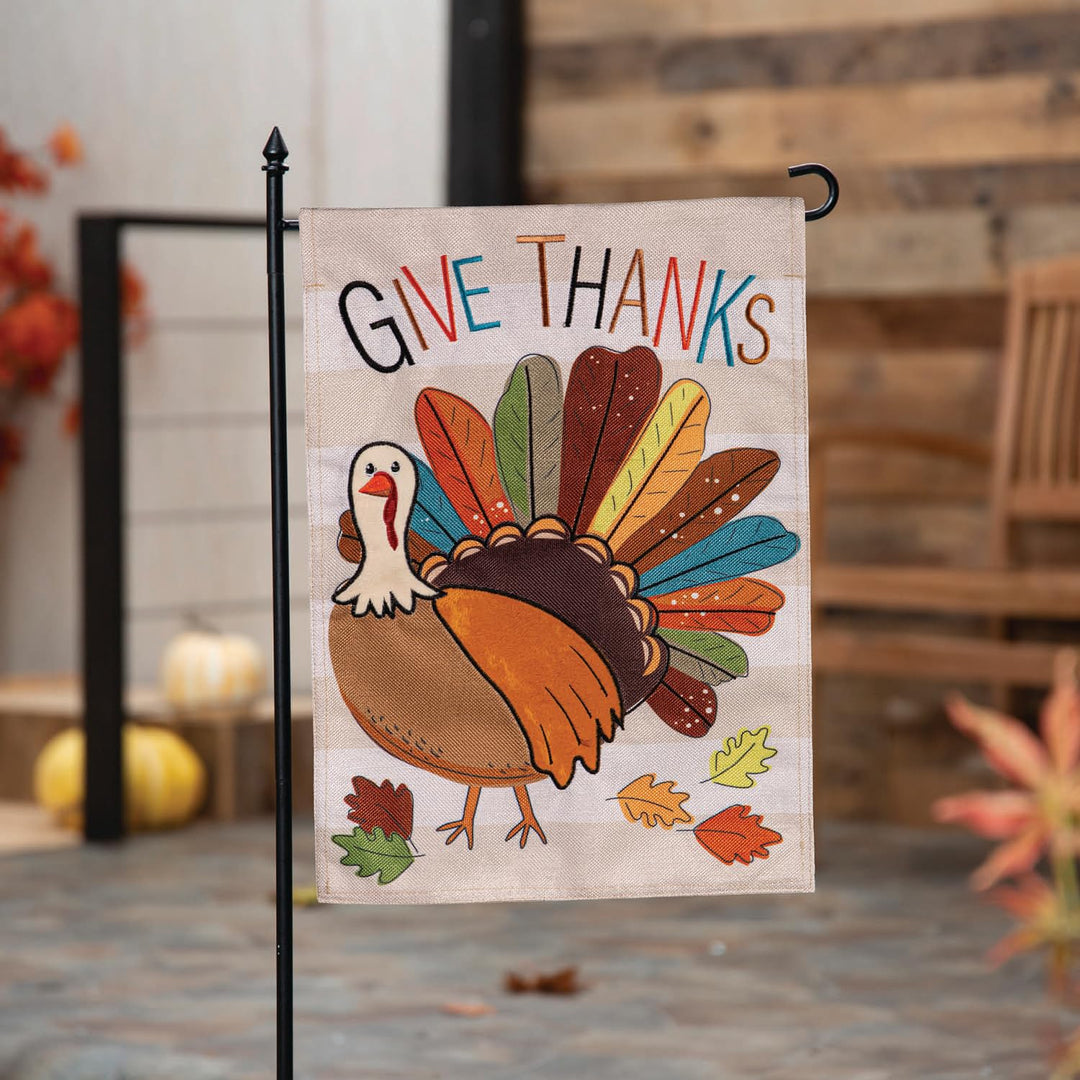 Tom Turkey 2 Sided Garden Flag heartlandflags