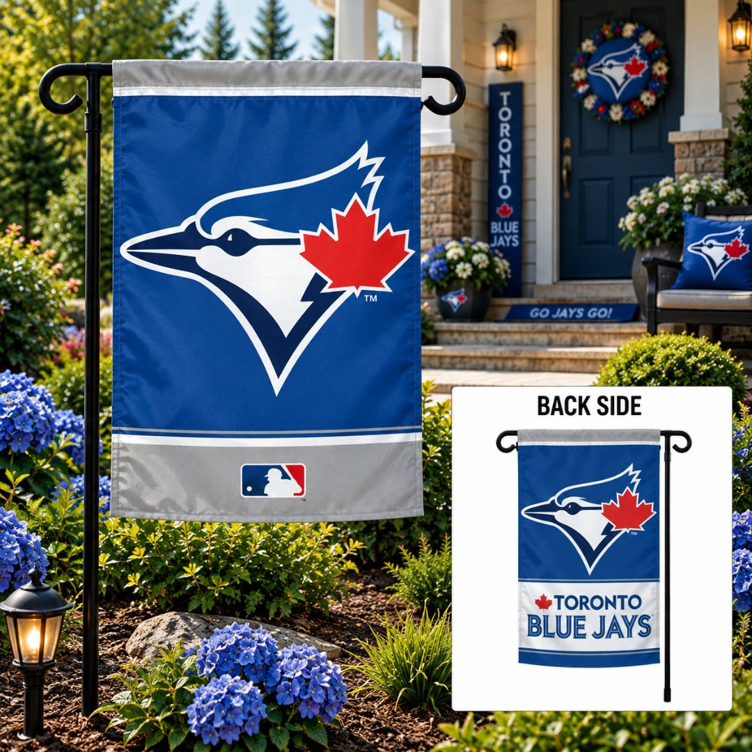 Toronto Blue Jays 2 Sided Garden Flag heartlandflags
