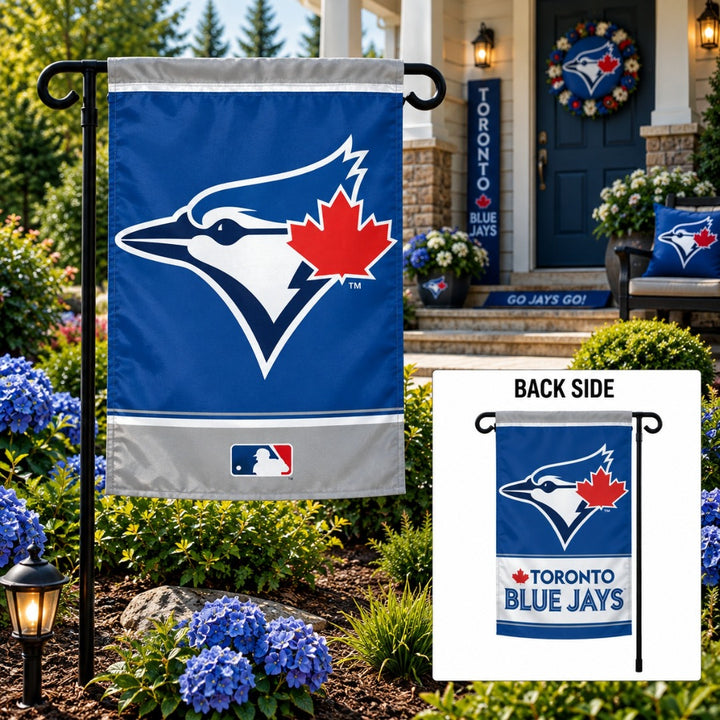 Toronto Blue Jays 2 Sided Garden Flag heartlandflags