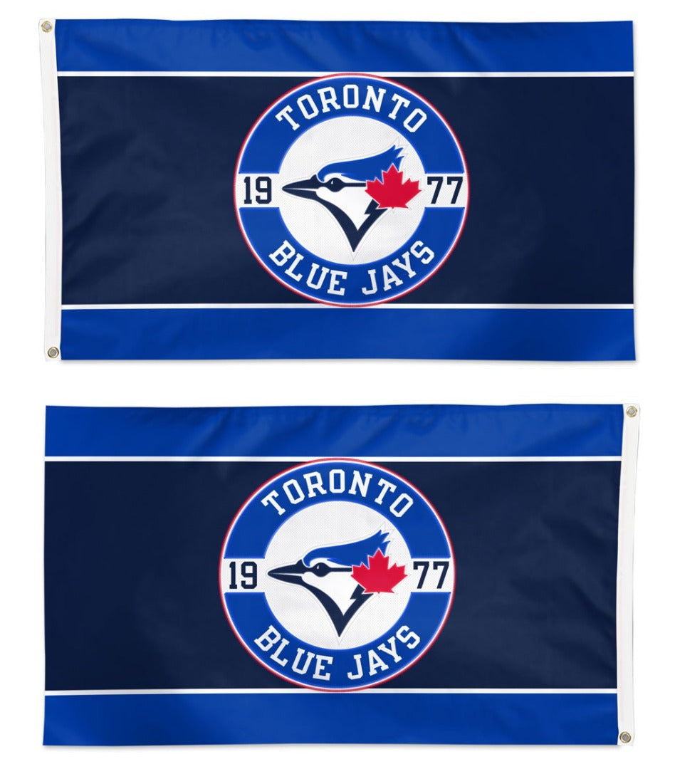 Toronto Blue Jays Embroidered Flag 2 Sided 3x5 heartlandflags