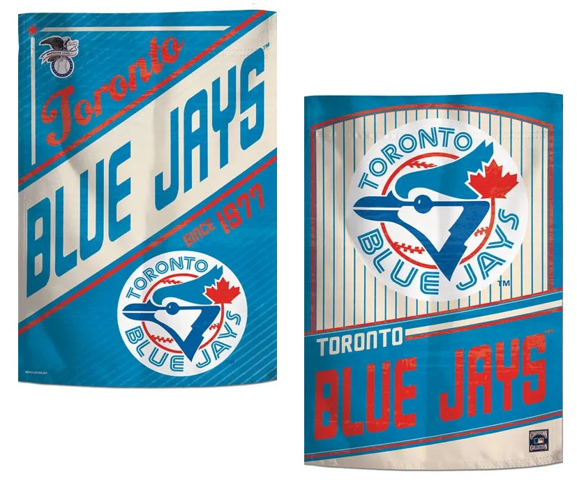 Toronto Blue Jays Garden Flag 2 Sided Classic Logo heartlandflags