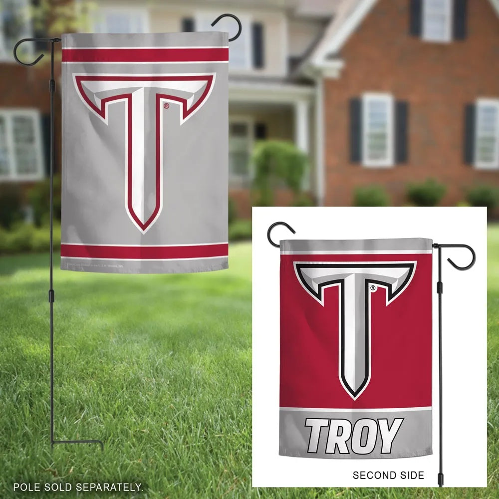 Troy University 2 Sided Garden Flag heartlandflags