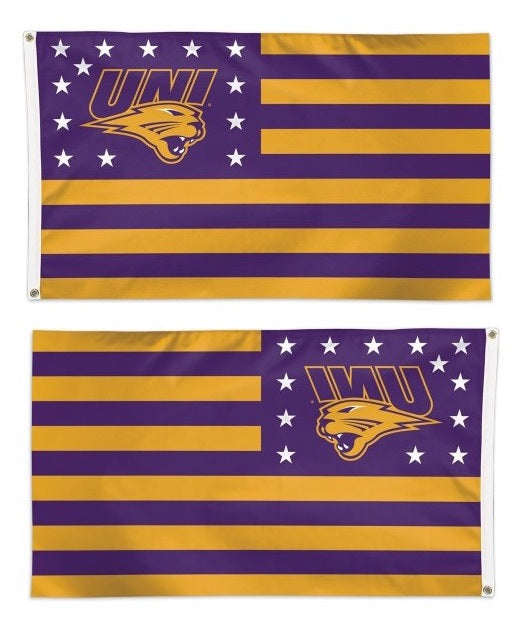 UNI Panthers Flag Americana 3x5 Stars and Stripes heartlandflags