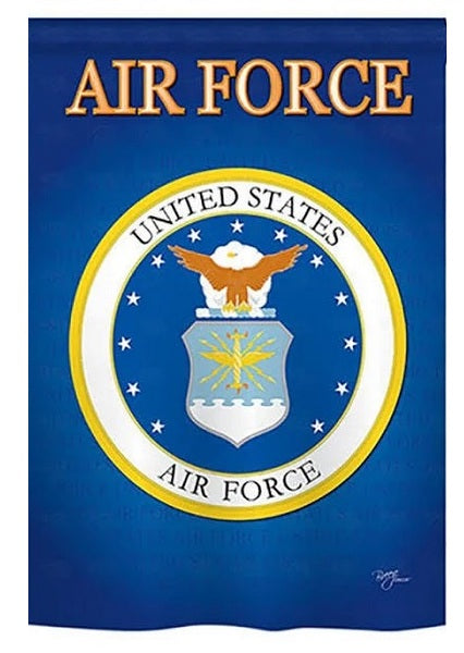 US Air Force 2 Sided Military Garden Flag heartlandflags