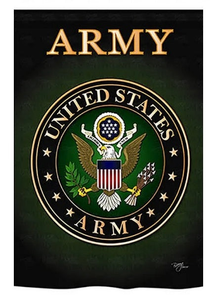 US Army 2 Sided Military Garden Flag heartlandflags