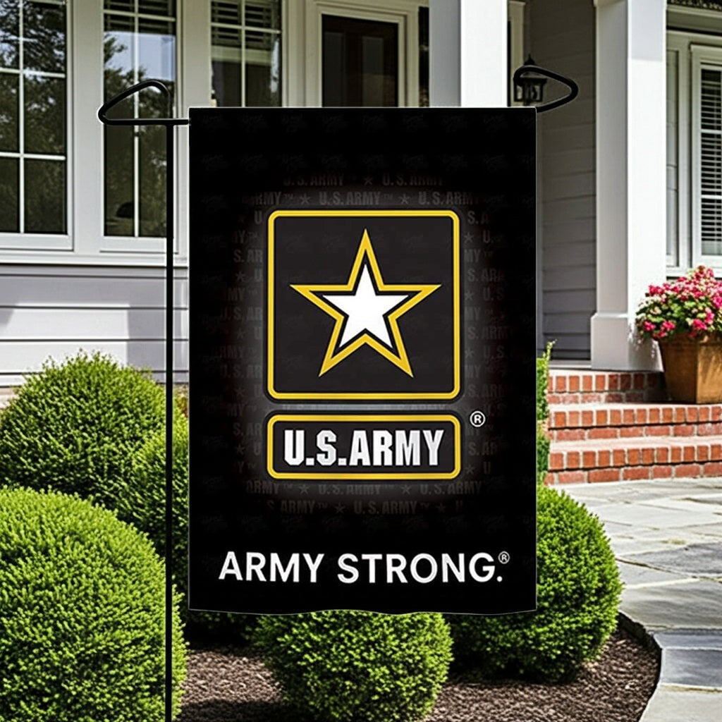 US Army Strong 2 Sided Military Garden Flag heartlandflags