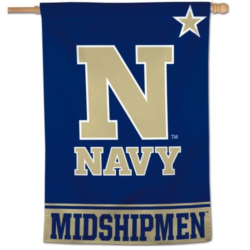 US Naval Academy Banner Flag Midshipmen Logo heartlandflags