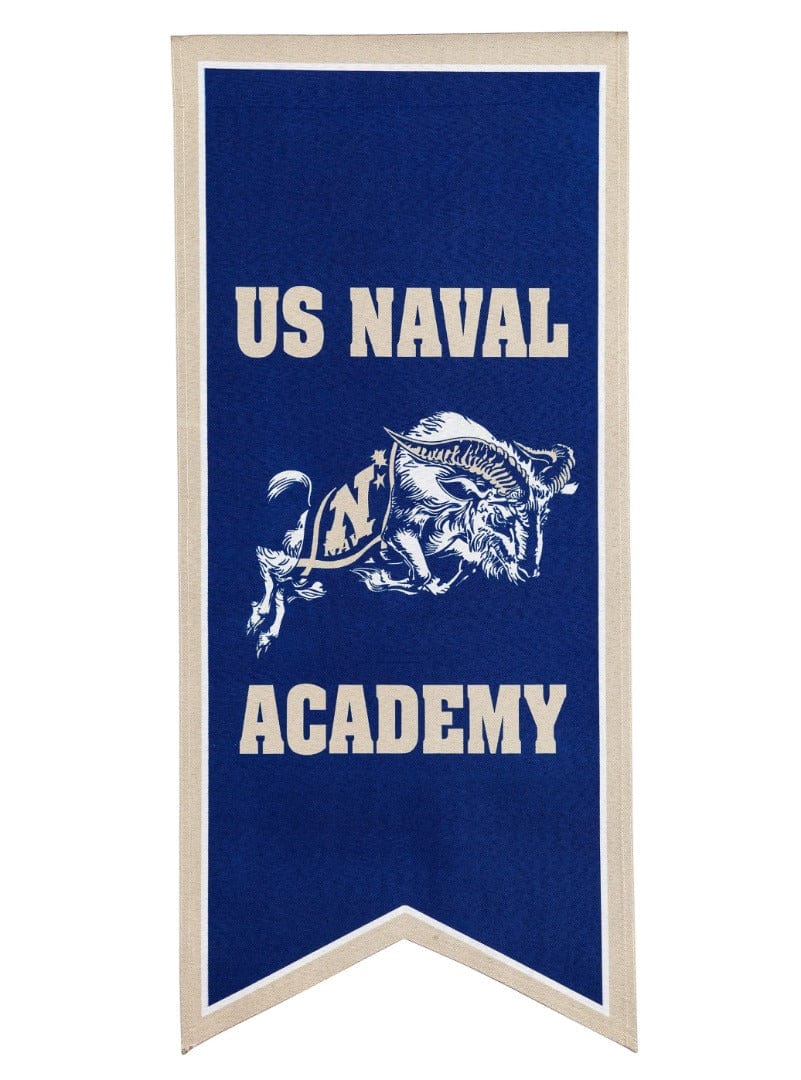 US Naval Academy Garden Flag 2 Sided Long Pennant heartlandflags