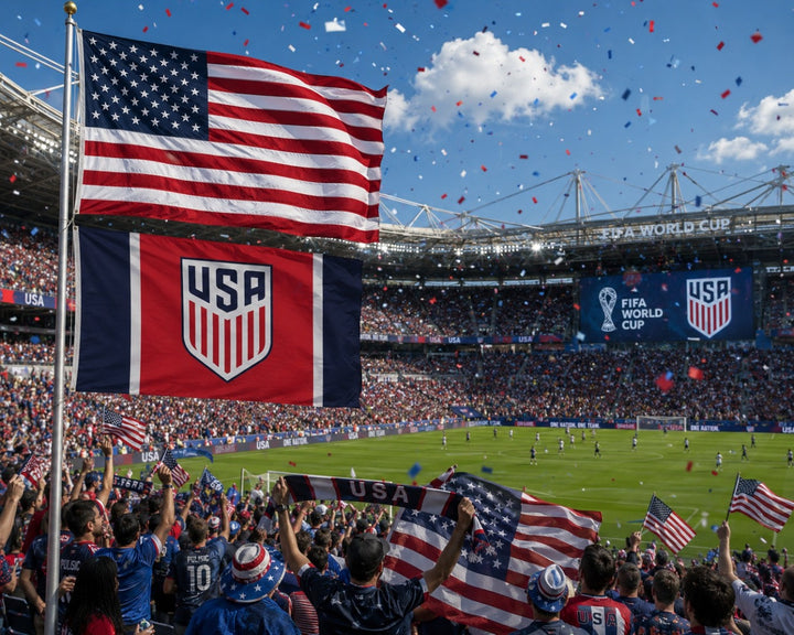 US Soccer National Team 2 Sided 3x5 Flag heartlandflags