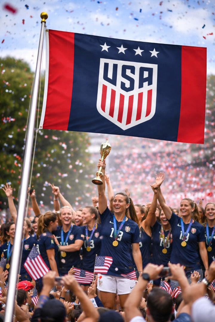 US Soccer Womens National Team Flag 3x5 heartlandflags