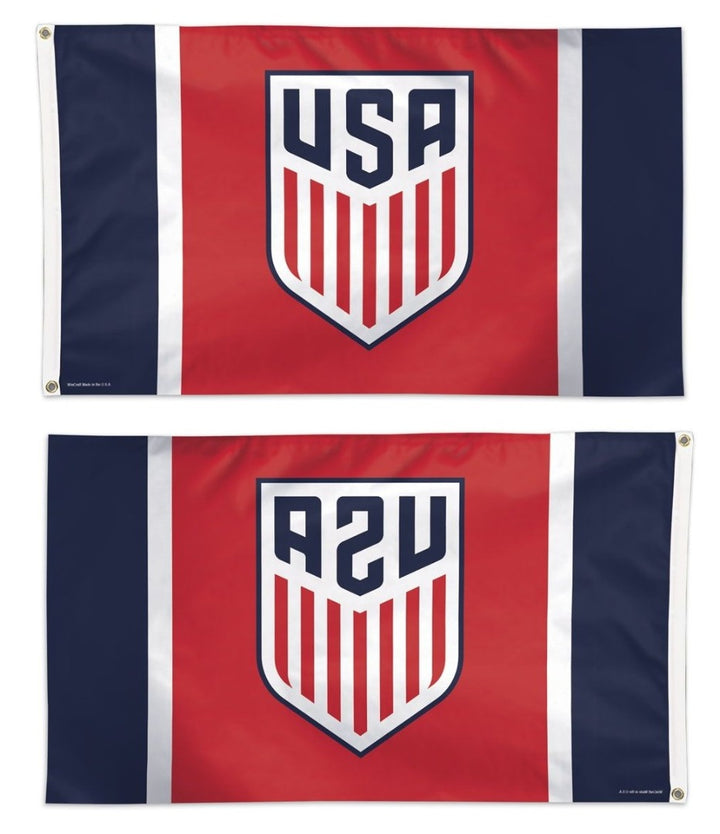 USA Soccer National Team Flag 3x5 Red White Blue heartlandflags