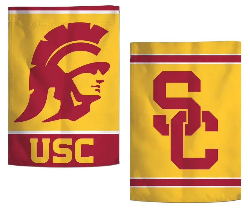 USC Trojans Garden Flag 2 Sided Logo heartlandflags
