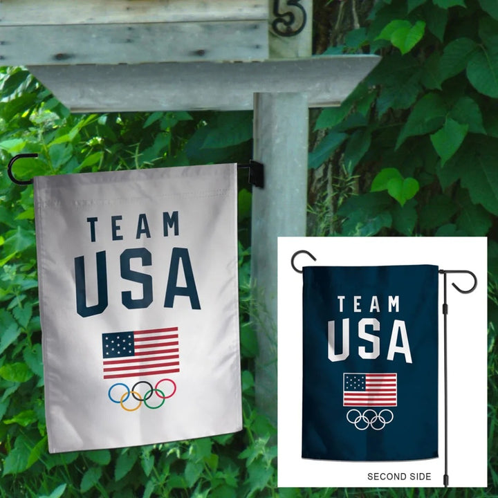 USOC 2 Sided Team USA Olympic Garden Flag heartlandflags