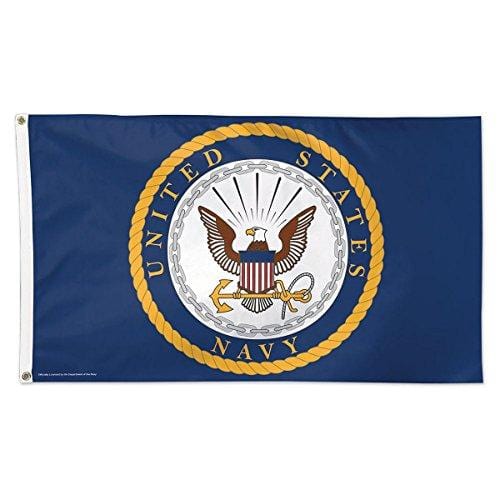 United States Navy Flag 3x5 Logo heartlandflags