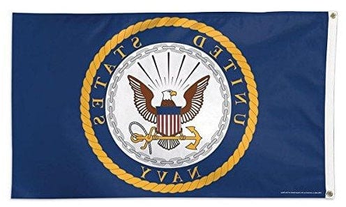 United States Navy Flag 3x5 Logo heartlandflags