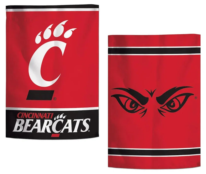 University of Cincinnati Garden Flag 2 Sided Bearcats heartlandflags
