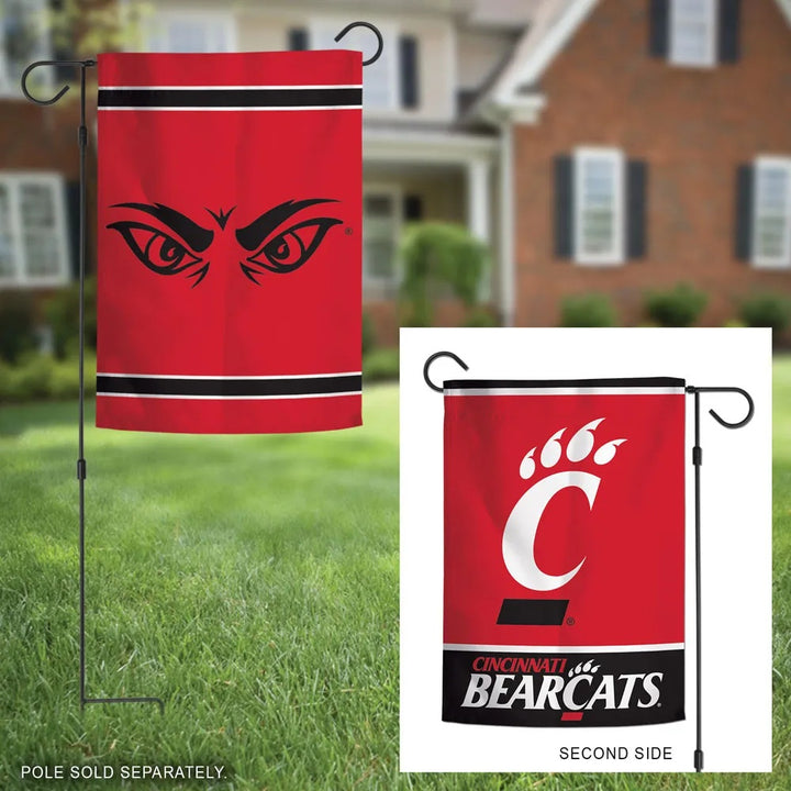 University of Cincinnati Garden Flag 2 Sided Bearcats heartlandflags