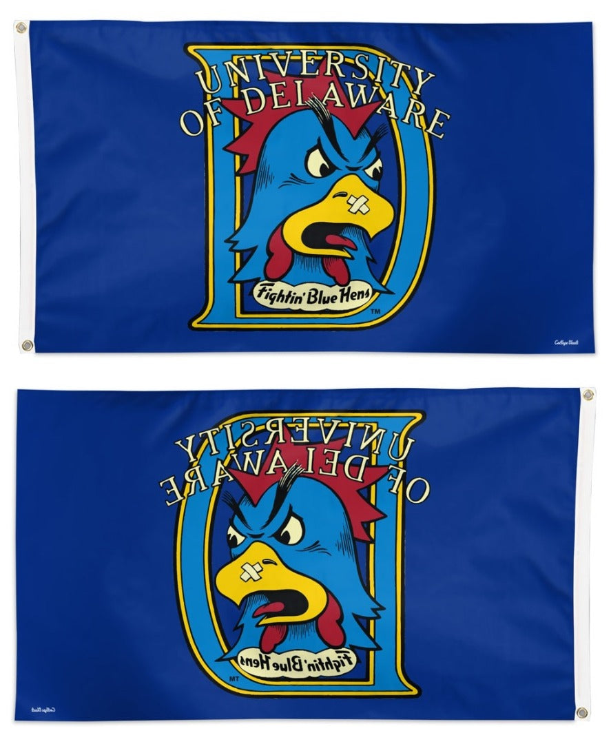 University of Delaware Blue Hens Flag 3x5 Logo heartlandflags