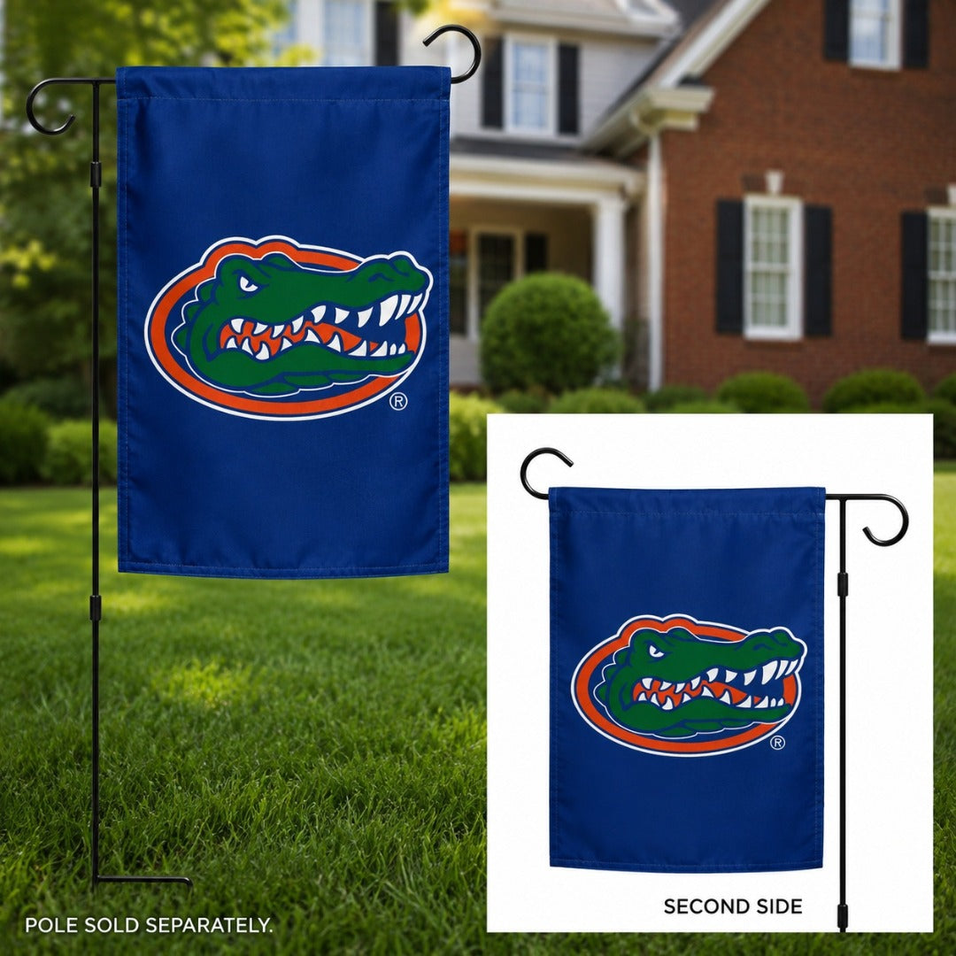 University of Florida Garden Flag 2 Sided Applique Logo heartlandflags