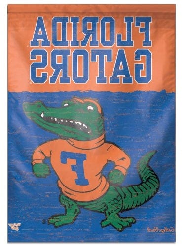 University of Florida Gators Banner Throwback Logo Flag heartlandflags