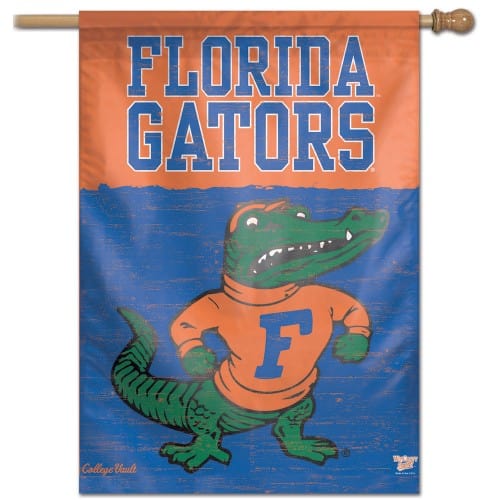 University of Florida Gators Banner Throwback Logo Flag heartlandflags