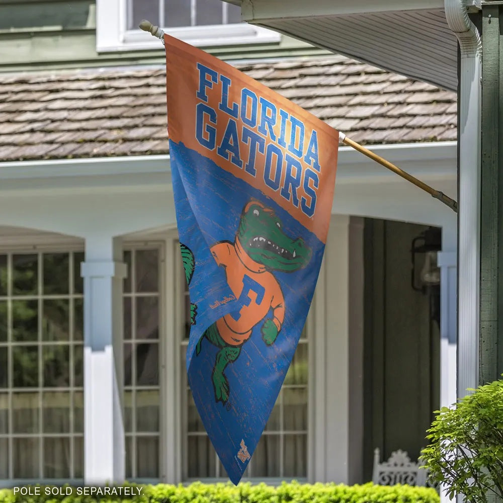 University of Florida Gators Banner Throwback Logo Flag heartlandflags