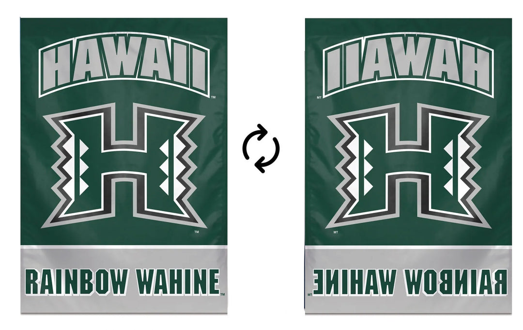 University of Hawaii Banner Rainbow Wahine House Flag heartlandflags