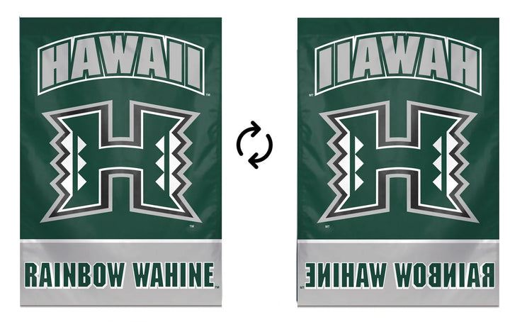University of Hawaii Banner Rainbow Wahine House Flag heartlandflags
