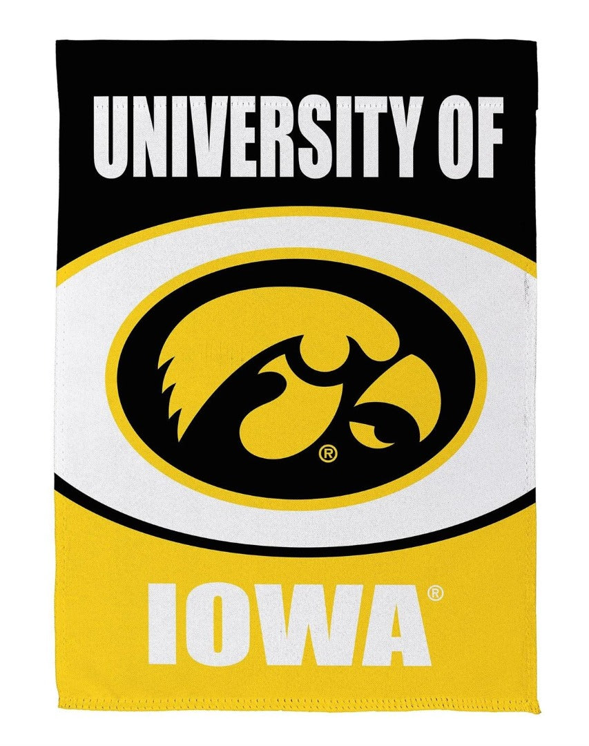 University of Iowa 2 Sided Garden Flag heartlandflags