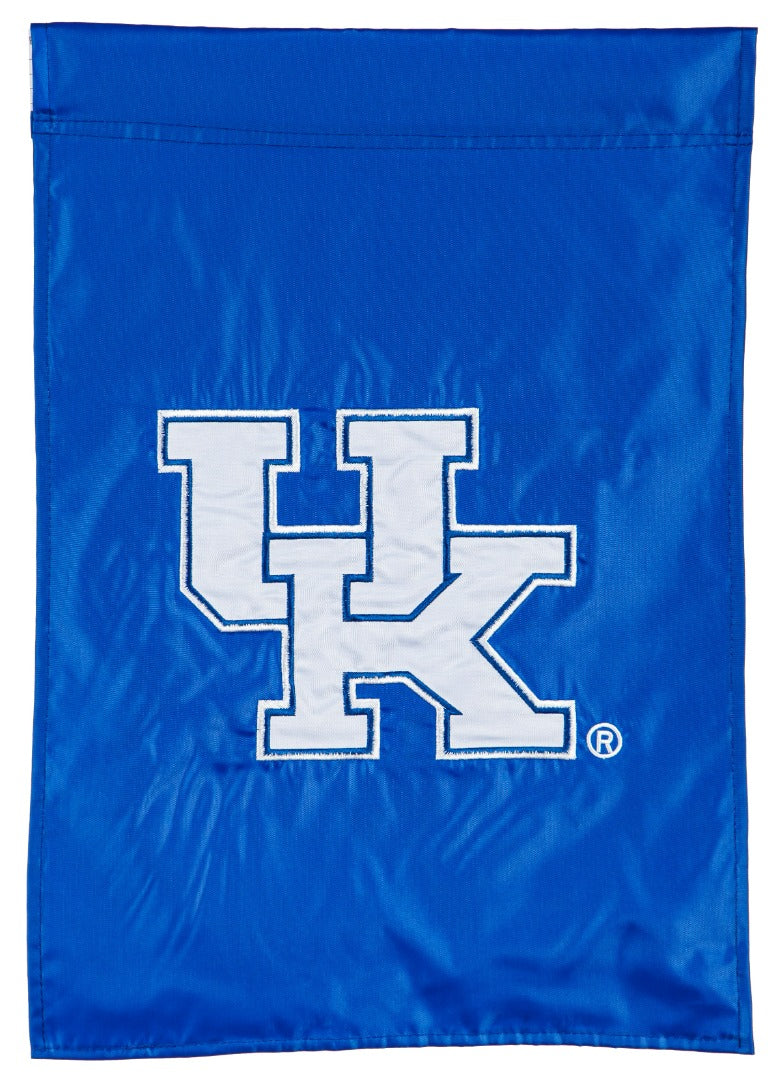 University of Kentucky 2 Sided Applique Garden Flag Logo heartlandflags