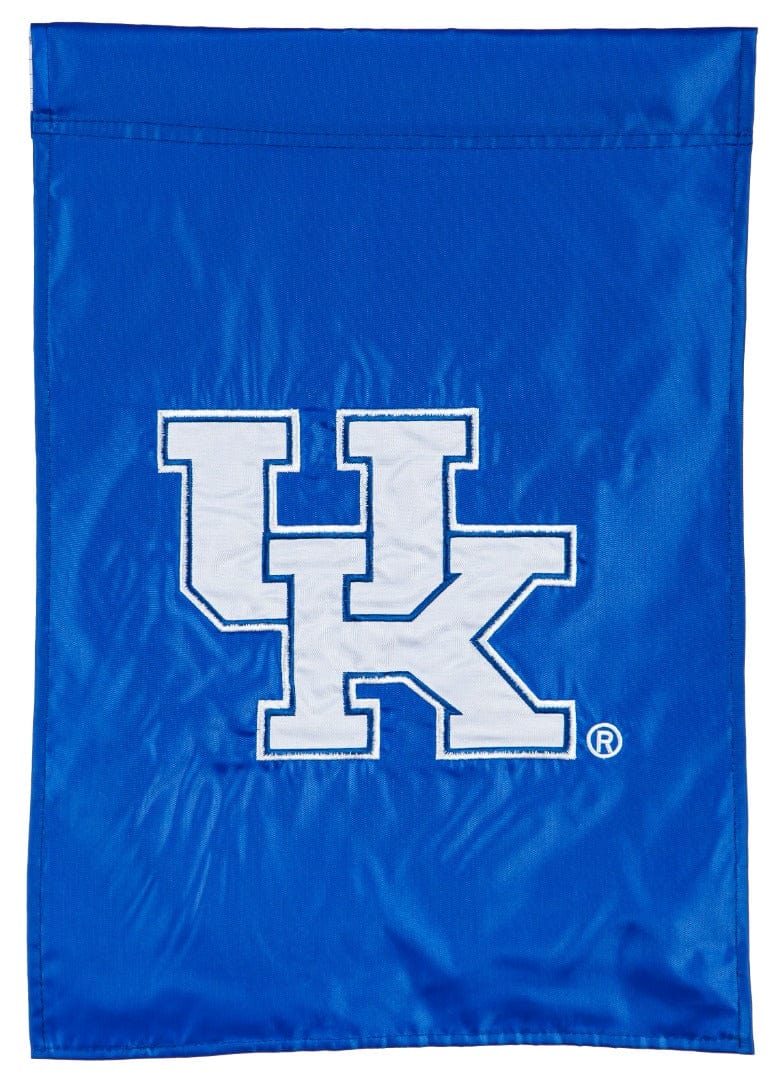 University of Kentucky Garden Flag 2 Sided Applique Logo heartlandflags