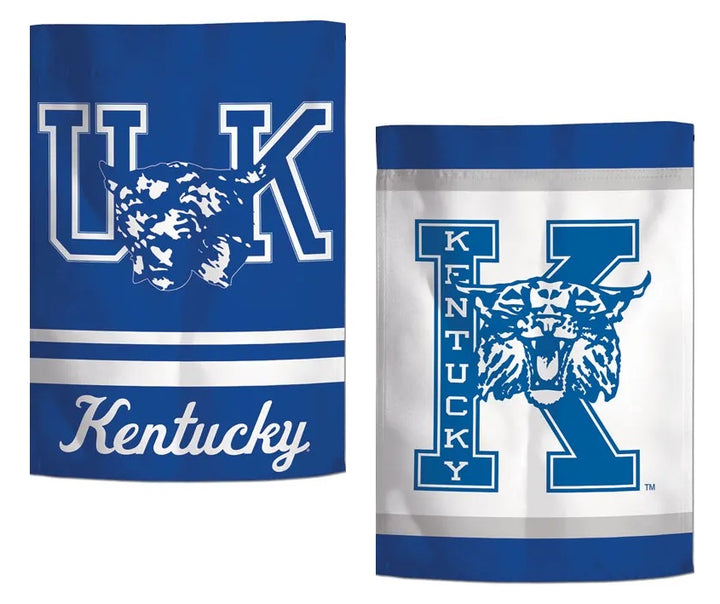 University of Kentucky Garden Flag 2 Sided Throwback Logo heartlandflags