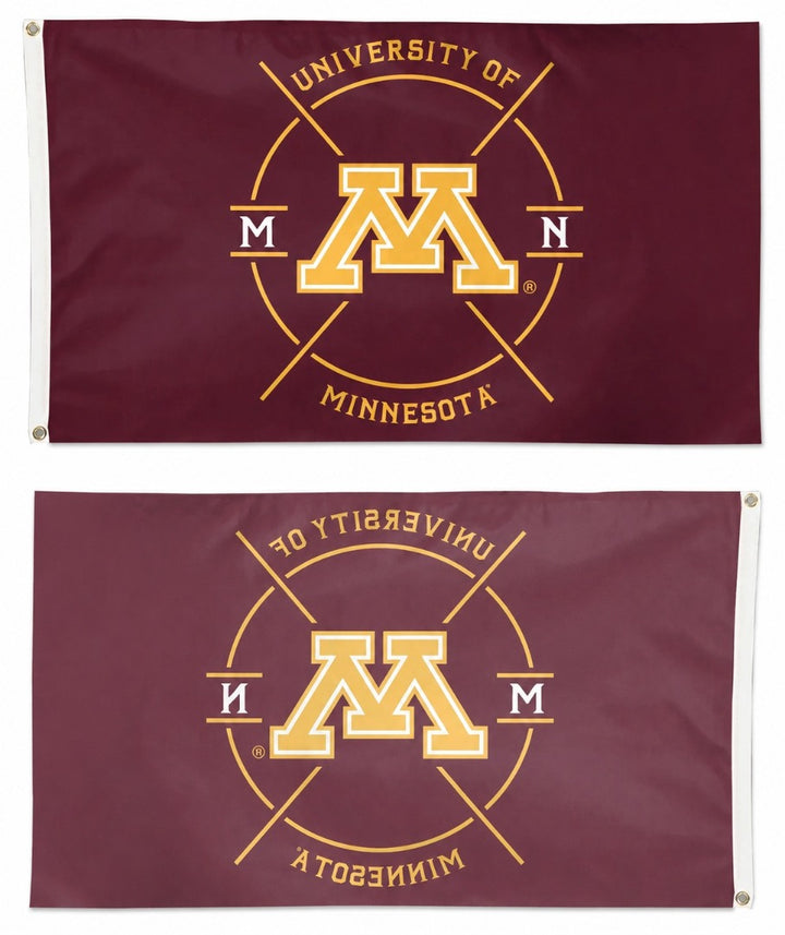 University of Minnesota 3x5 Hipster Flag heartlandflags