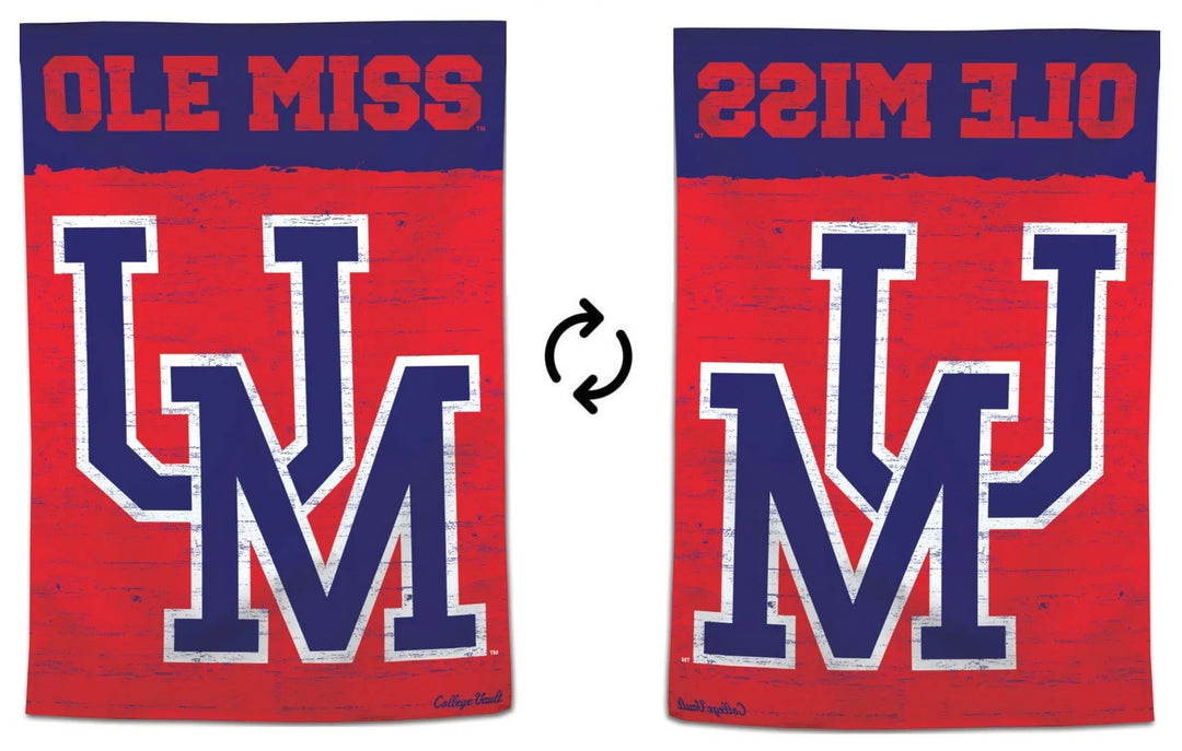 University of Mississippi Throwback House Banner heartlandflags