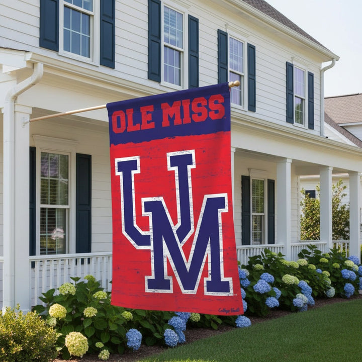 University of Mississippi Throwback House Banner heartlandflags