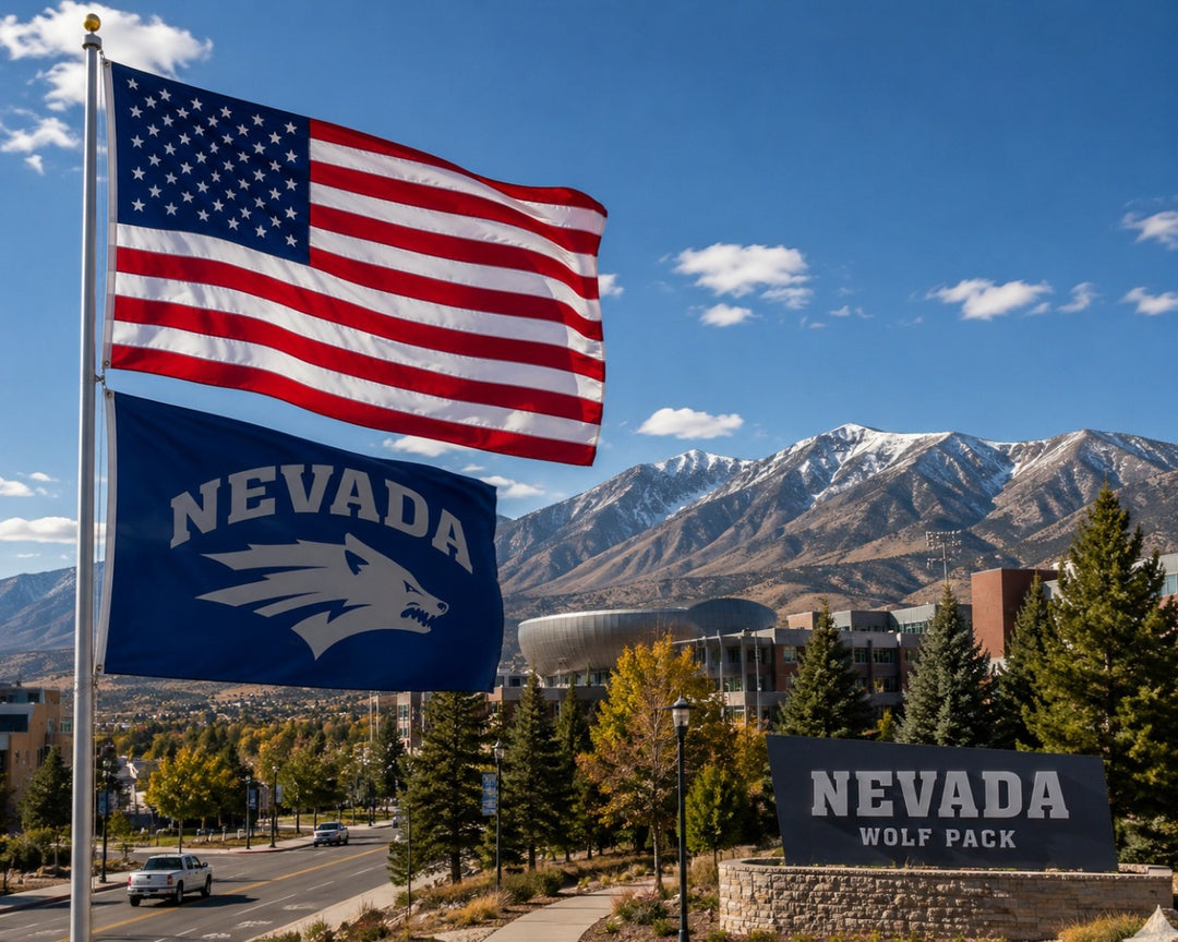 University of Nevada Reno Flag 3x5 heartlandflags