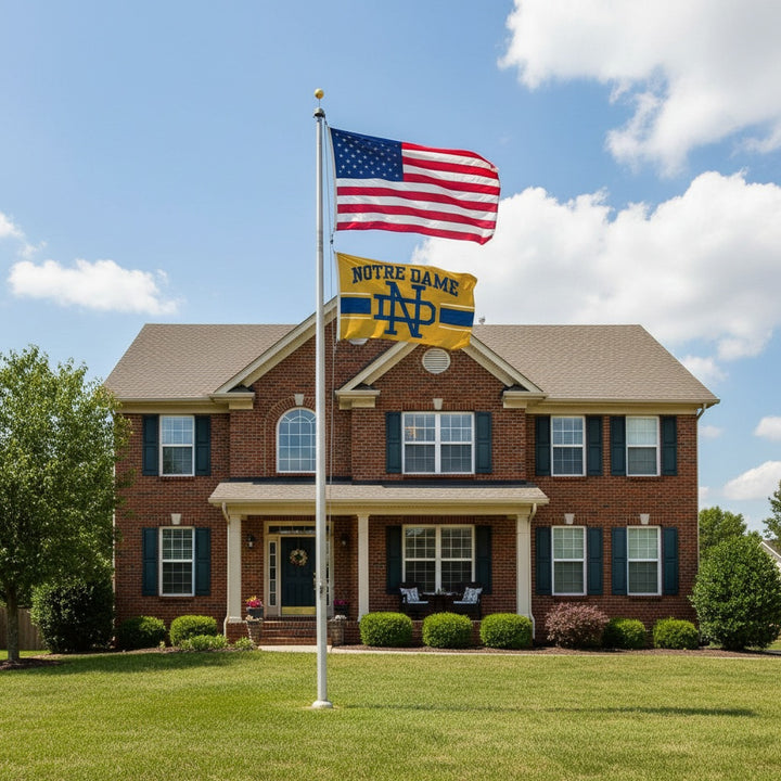 University of Notre Dame Flag 3x5 Vault ND On Gold heartlandflags