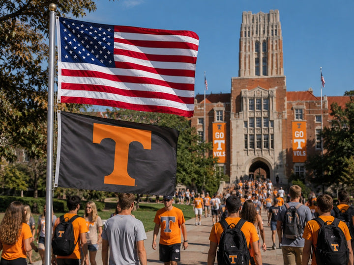 University of Tennessee Volunteers Flag 3x5 Grey heartlandflags