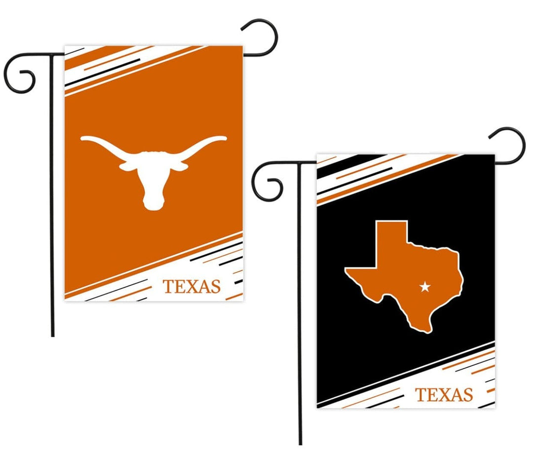 University of Texas Longhorns Garden Flag 2 Sided Logo heartlandflags