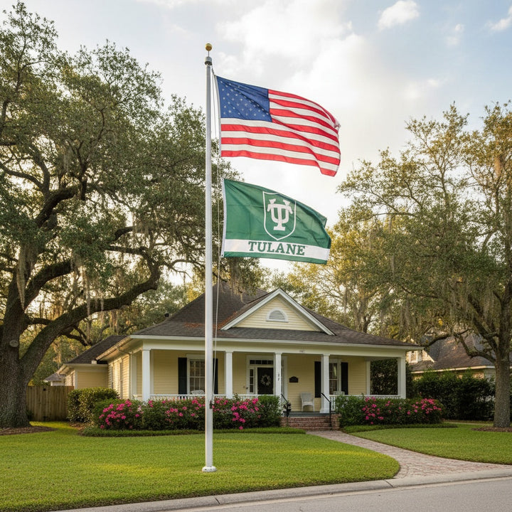 University of Tulane Flag 2 Sided 3x5 heartlandflags