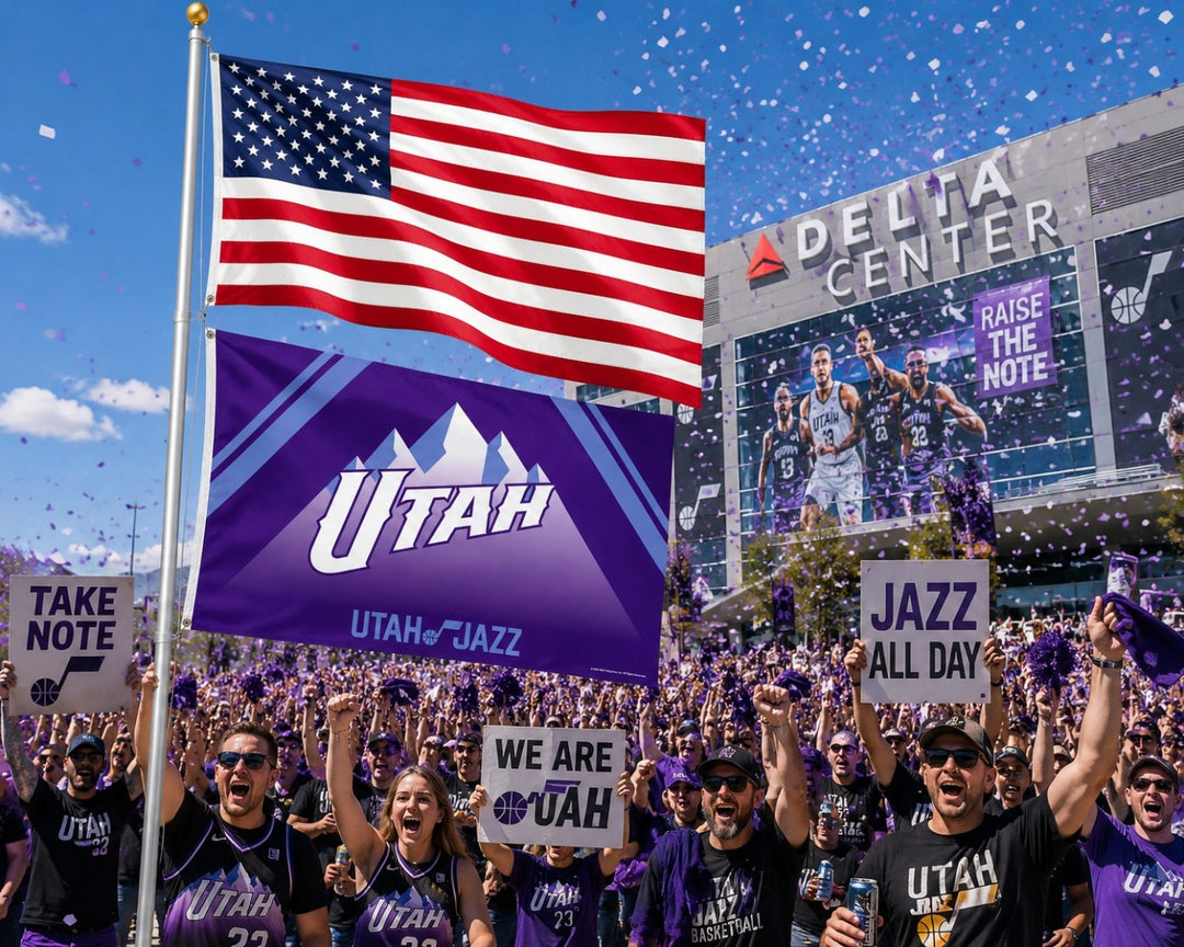 Utah Jazz City Edition Flag 3x5 heartlandflags