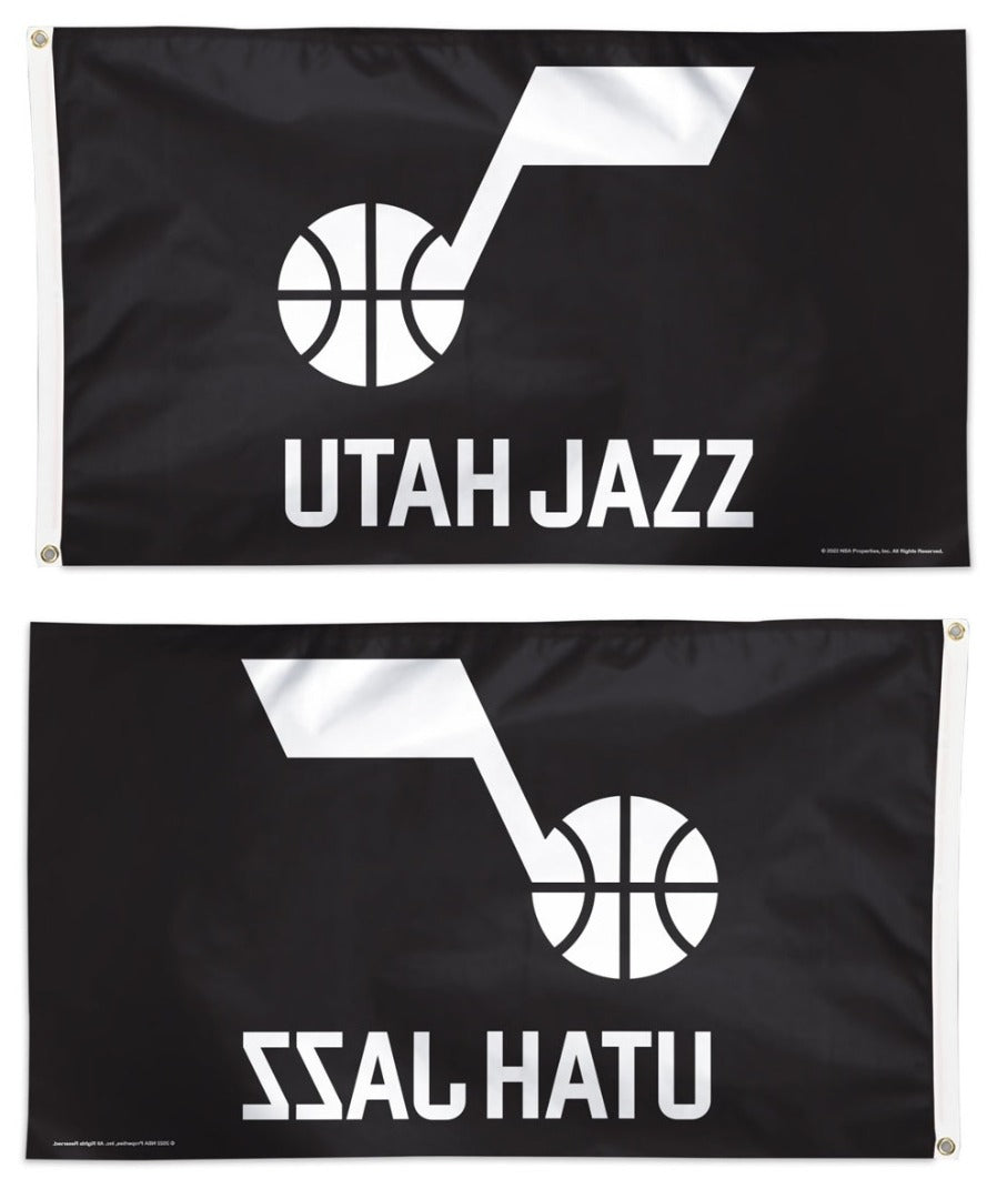 Utah Jazz Flag 3x5 Black heartlandflags