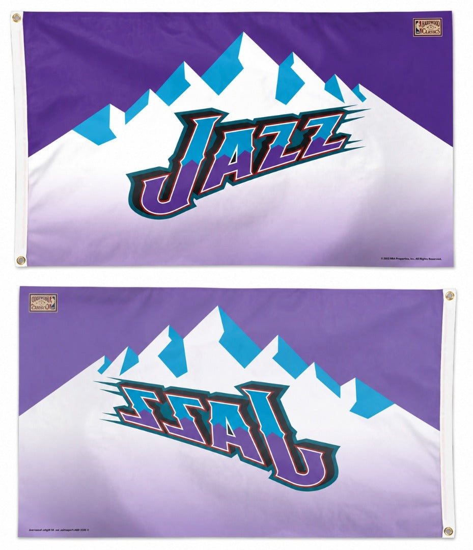Utah Jazz Retro Logo 3x5 Flag
