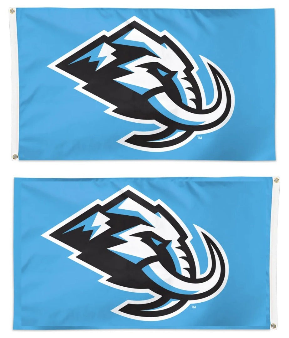 Utah Mammoth 2 Sided Blue 3x5 Flag heartlandflags
