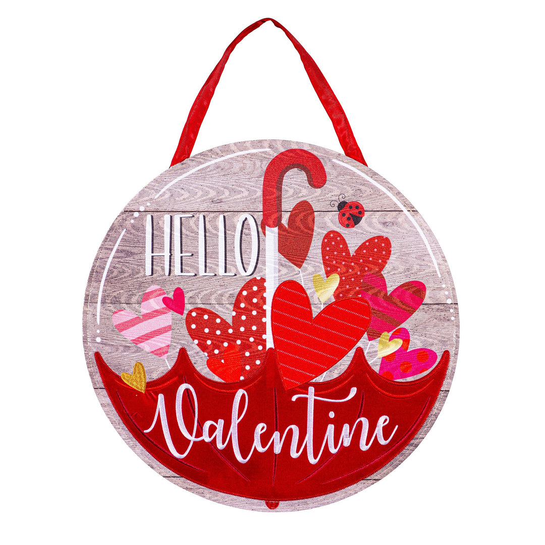 Valentine Hello Door Decoration heartlandflags