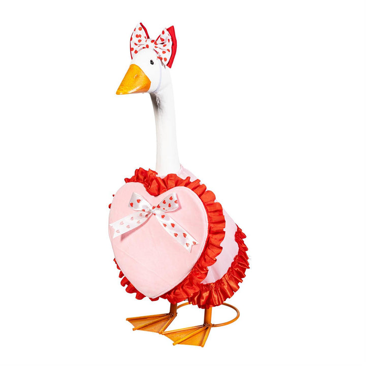 Valentine's Day Heart Porch Goose Outfit for 21 Inch Goose heartlandflags