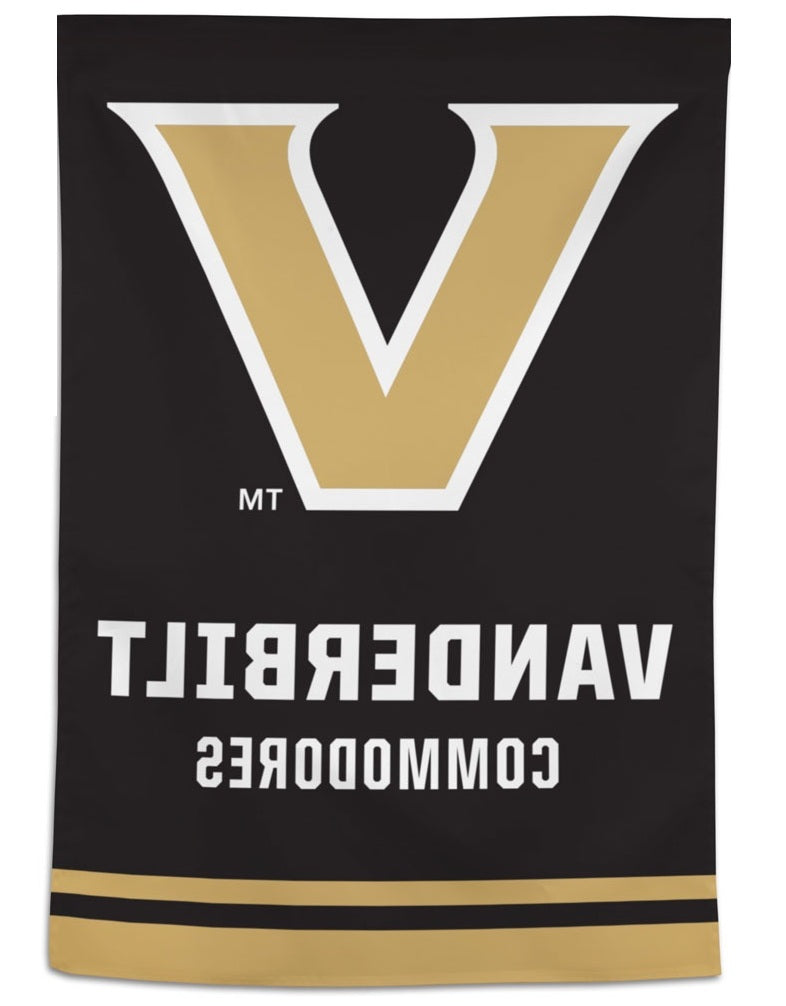 Vanderbilt Commodores Banner Vertical Flag heartlandflags