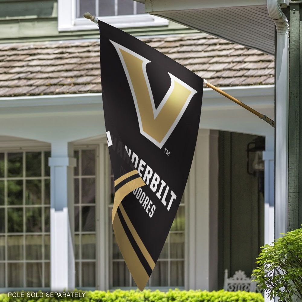 Vanderbilt Commodores Banner Vertical Flag heartlandflags