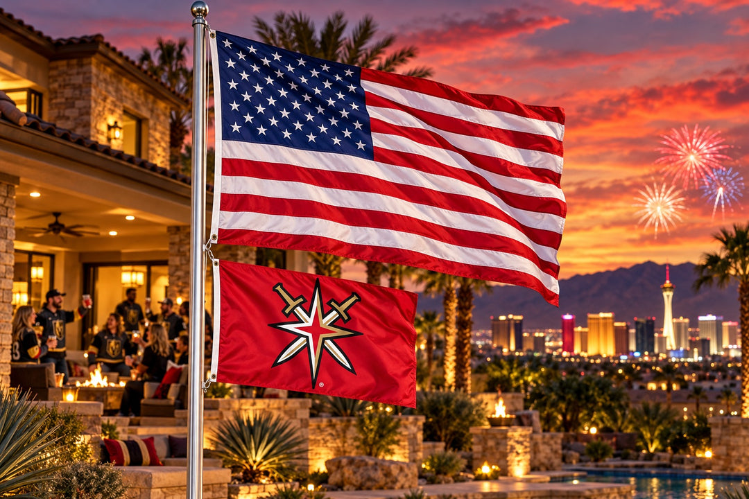 Vegas Golden Knights Alternate Logo 3x5 Flag heartlandflags